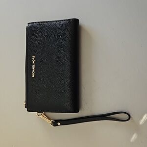Michael Kors Black Wristlet Wallet